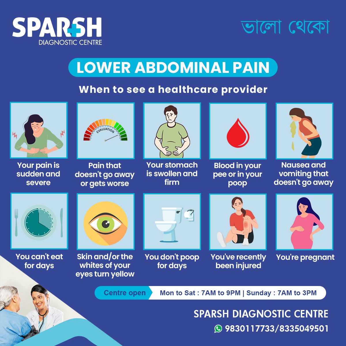 Lower abdominal pain