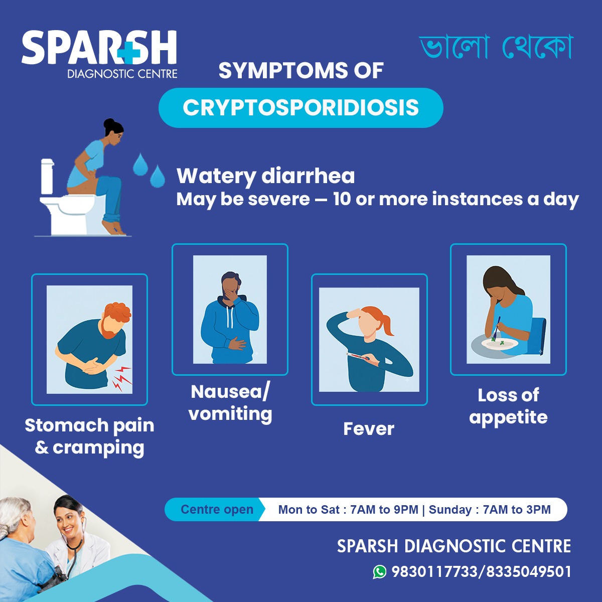 Cryptosporidiosis Symptoms