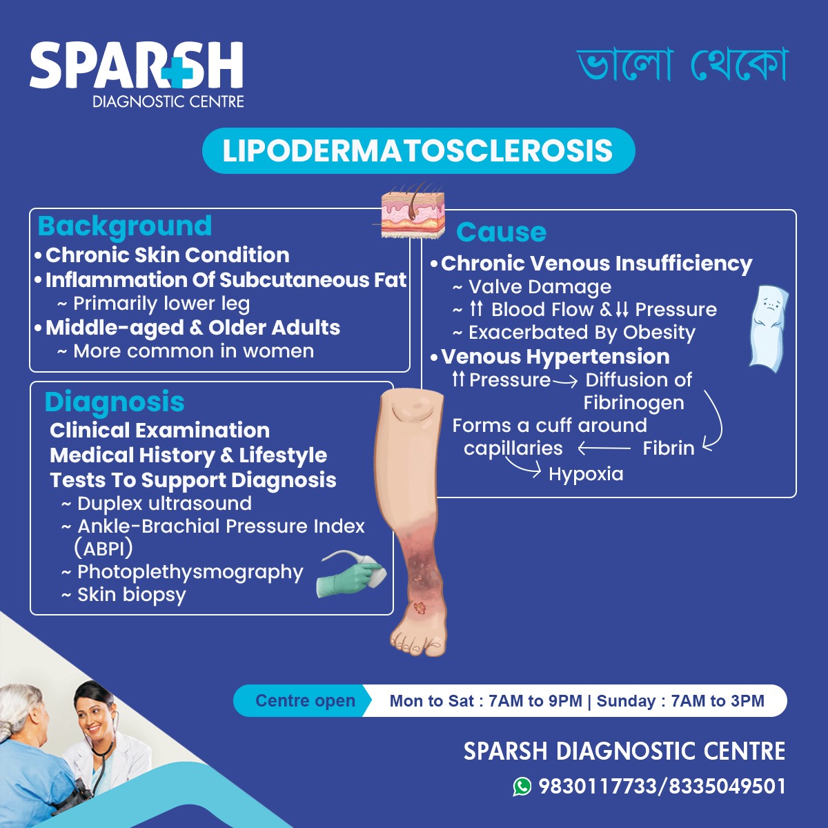 Lipodermatosclerosis Causes